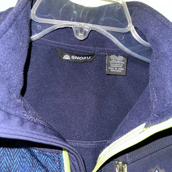 Snozu Extreme Gear Blue Jacket with Neon Accents - Picture 7 of 9